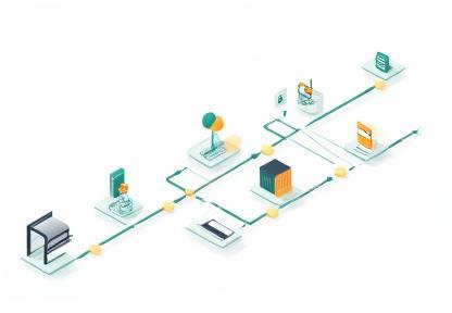 Image representing efficient production workflow diagram